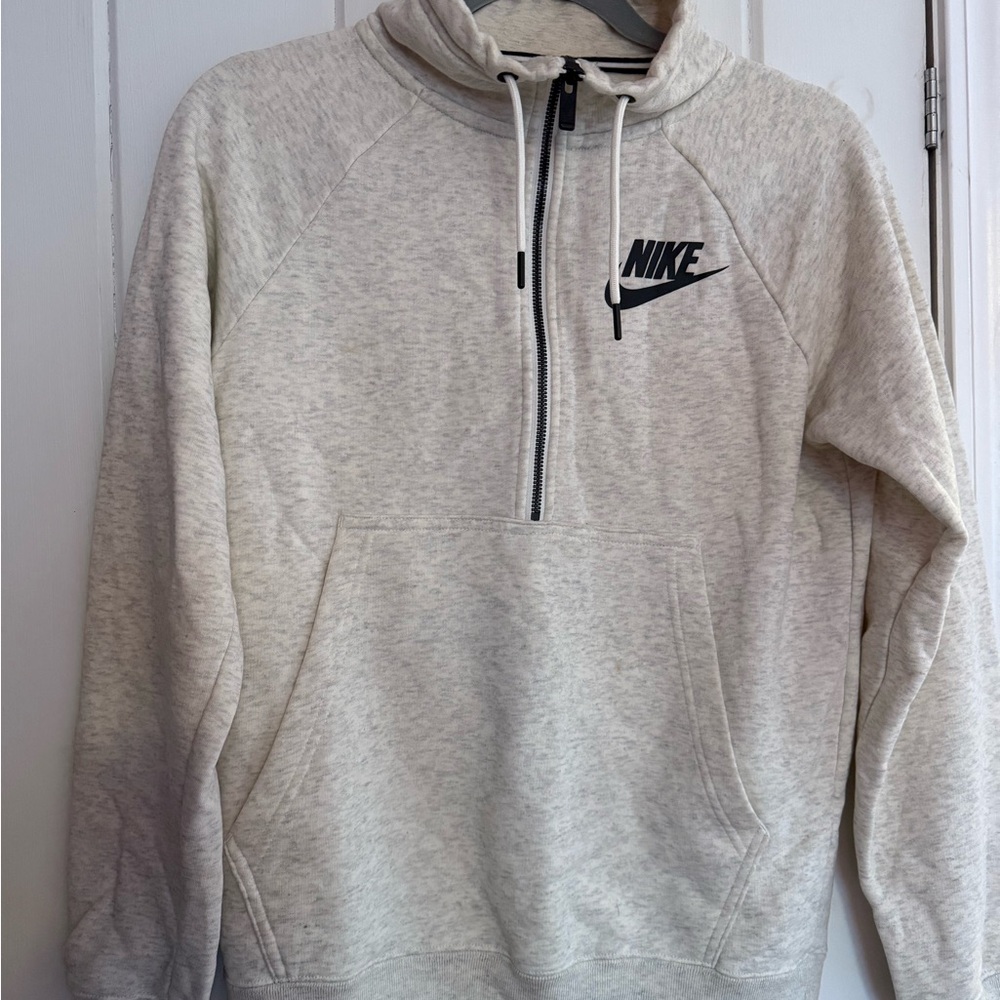 Nike Women’s Cream Half-Zip Sweatshirt